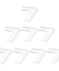 Eight Piece Silicone Corner Protectors For Baby Proofing And Home Safety Slim Edge Guards To Cover Sharp Furniture Corners Anti Collision Bumpers