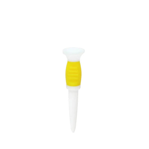 Flexible Fluorescent Golf Tees In Red Orange Yellow, 8 Pack, Assorted Sizes, Virtually Unbreakable Plastic Tees For Longer Drives.
