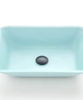 Star Macarons Candy Sandy Series Dope Tempered Glass Vessel Sink in Ice Cream Swirl, under-mount vanity bowl with pop-up drain