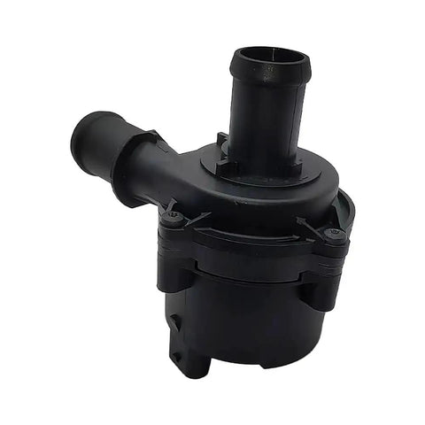 Heavy Duty Electric Water Pump For Engine Cooling, Auxiliary Coolant Circulator With Tough Plastic Housing, universal drop-in fit, side view