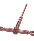 Heavy Duty Double Jaw Ratchet Turnbuckle With Forged Eyes 28000 Lbs Capacity 4 Pack 12 Inch Barrel showing jaws and tension mechanism.