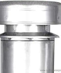 All Fuel Deluxe Chimney Rain Cap 8 Inch Inner Diameter Stainless Steel By SuperPro, visible with weatherproof design and silver finish.