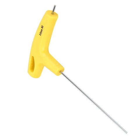 Premium Professional S2 Alloy Steel T Handle Hex Wrench Set H20 With 100mm L Shaped Hex Key Tool Kit For Auto Repair Electronics Assembly And DIY Projects Tough High Performance Gear 2.0mm yellow T-handle hex wrench