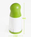 Cilantro And Spice Grinder Manual Stainless Steel Green Easy Clean Kitchen Tool For Fresh Herbs And Spices Durable Blades 2.7x6in
