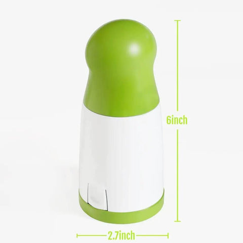 Cilantro And Spice Grinder Manual Stainless Steel Green Easy Clean Kitchen Tool For Fresh Herbs And Spices Durable Blades 2.7x6in