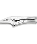 Long Nose Locking Pliers Six And A Quarter Inch With Narrow Jaw Nickel Plated One Hand Release Toggle Lever For A Solid Go To Hold On Round Section And Flat Materials