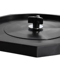 Hardcore Shop Approved 8 Inch Table Saw Blade Holder Wall Mount Rack For Circular Miter And Panel Saws black top view with locking knob.