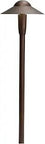Outdoor LED Dome Path Light In Textured Architectural Bronze For Low Voltage 12V Landscape Lighting Wet Rated Easy Install Walkway
