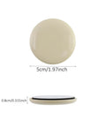 16 Piece Round White Adhesive Furniture Sliders for Sofas Tables Chairs Beds Easy Install Floor Protection Cushions 2 Inch Felt Pads
