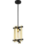 One Light Mini Pendant In Bronze Dark Finish From Marion Collection, contemporary modern ceiling light with sleek industrial vibe