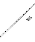 MGN12H Black Miniature Linear Rail Guide 12mm Width with Slide Block, Compact Linear Motion Rail System for Precision Equipment and Automation (500mm)