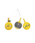 Direct Replacement Heavy Duty Two Pair Metallic Disc Brake Pads For Mechanical Caliper Systems, semi-metallic, yellow, disc pads.