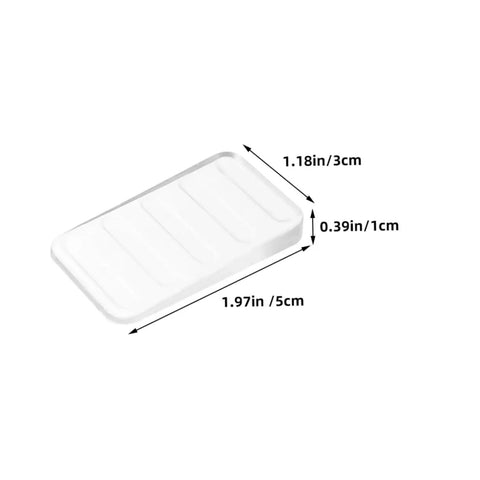 Heavy Duty Plastic Furniture Leveling Shims Adjustable Wedge Pack for wobbly tables, clear plastic, dimensions 1.97in x 1.18in x 0.39in.
