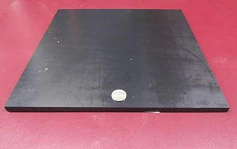 UHMW PE Black Sheets Set Of Two Three Eighths Inch Thick Twelve By Twelve Inches Durable Wear Resistant Workhorse Surface