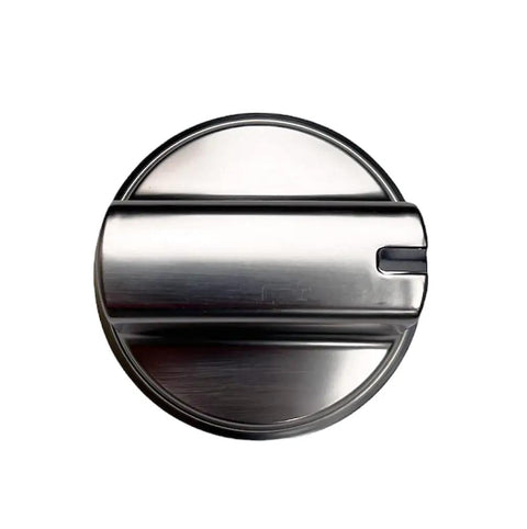 Stainless Steel Colored Stove Knob Replacement Set For Gas Ranges With D Shape Hole, Easy Install, Durable Reinforced Knobs With Numeric Markings, Fits Most 4 Burner Gas Stoves, Upgrades Your Kitchen With A Sleek Modern Look