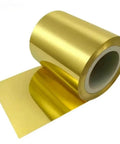 Thin Brass Foil Strip 0.1 Mm Thick, High Purity Brass Sheet for Shielding, roll view.