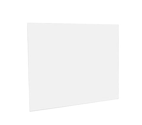 Transparent Polycarbonate Plastic Sheet One Quarter Inch Thick 24 Inch Wide 48 Inch Long Lightweight Shatter Resistant