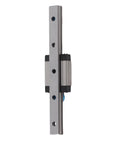Miniature Linear Guide Rail 9mm Width With Slide Block For Precise Motion In Small Automation Projects, side view.