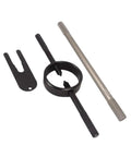 Pro Grade Front Fork Maintenance Kit With Spring Compressor And Radial Pin Spanner For 39mm To 43mm Fork Tubes, cartridge rod holding tool