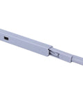 Heavy Duty Magnetic Push Latches Soft Close Cabinet Hardware Spring Loaded Touch Release Concealed Door Pads in gray color.