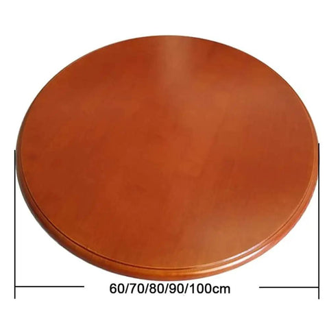 Solid Wood Lazy Susan Turntable For Dining Table And Kitchen Countertop Storage Round Rotating Serving Plate Multiple Size Options 24 30 36 Inches