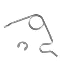 Premium Heavy Steel Fuel Door Spring For Toyota Tundra 2007 To 2020 contoured spring and clip made of stainless steel for secure fit.