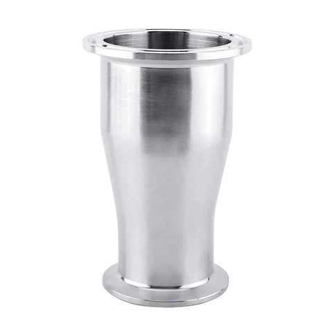 Beduan reducer tri-clamp ferrule, 304 stainless sanitary fitting, 2-inch to 1-1/2-inch tube OD