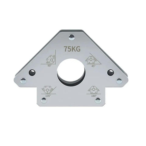 75Kg Magnetic Welding Positioner Tool For Metal Alignment showing 45, 90, 135, 180 degree markings on sealed steel design.