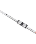 400mm Steel Miniature Linear Sliding Rail Guide With Two Blocks for precise linear motion in CNC machines and 3D printers.