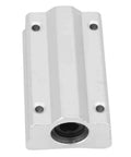 Heavy Duty 22mm Aluminum Alloy Linear Motion Ball Bearing Slide Bushing long rail slide block showing sealed aluminum construction.