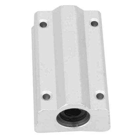 Heavy Duty 22mm Aluminum Alloy Linear Motion Ball Bearing Slide Bushing long rail slide block showing sealed aluminum construction.