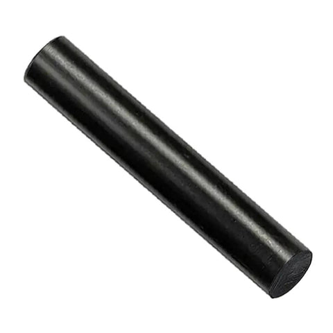2 Inch Diameter Black HDPE Round Rod 12 Inch Length For DIY Projects And Mechanical Parts Heavy Duty Low Water Absorption Corrosion Resistant