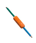 I-5 100Pcs Butt Joint Wire Connectors Kit with Crimp Lock Quick Splice Terminals 12-11 AWG 4mm2 Electrical Cable Connectors
