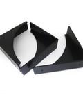 Heavy Hitter Brass Corner Guards Four Pack Heavy Duty Premium Quality Edge Protectors For Desks Cabinets And Jewelry Boxes Thick Black Furniture Bumpers black corner protectors with curved edges and mounting holes