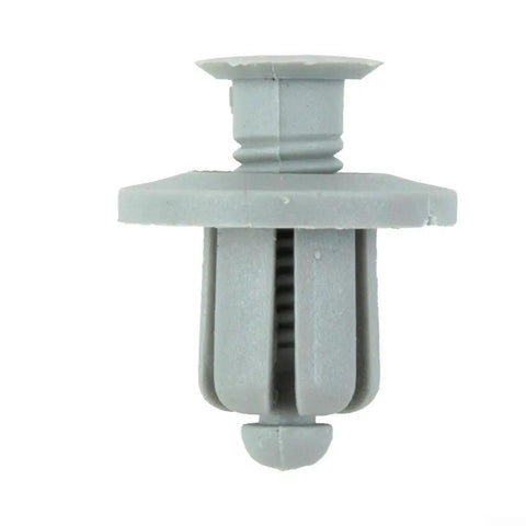 Heavy Duty Nylon Auto Fastener Clips Kit For Car Bumper Trunk Door Panel Repair, Trim Clips For Fender And Engine, Secure Quick Install, Versatile Car Fasteners For Interior And Exterior Panels gray nylon push clip