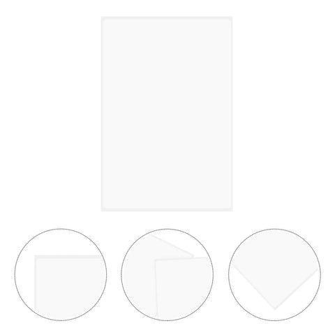 160 Sheets 4x6 Inch Waterproof Synthetic Paper Shipping Labels with ample writing space, showing close-up details of label edges.
