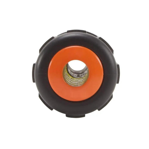 Top view of Go-To Heavy-Duty Nut Driver With Hollow Shaft For Long Bolts, Nine Sixteenth Inch Tip, showing magnetic nut retention