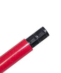 Close-up of ergonomic grip on long fiberglass handle of Square Point Shovel Tough As Nails With 14 Gauge Heavy Duty Steel Blade For Outdoor Use