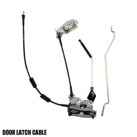 Door Latch Assembly With Cable And Rod For Ford Econoline E150 E250 E350 Vans 1992 2019 Rear Right Side Replacement Lock Latch Actuator AC2Z15431A02A 6C2Z-15431A02-AA No Fuss Easy Install Durable