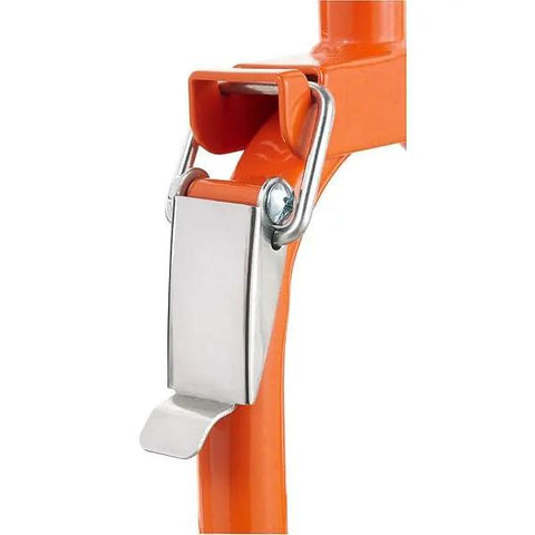Heavy Duty Metal Frame Measuring Wheel With Foot Graduations And Geared Mechanical Clicker Counter For Outdoor Layouts Featuring Smooth Rubber Tire And Large Display Numbers Built Tough To Get Measurements Squared Away Fast And Reliable