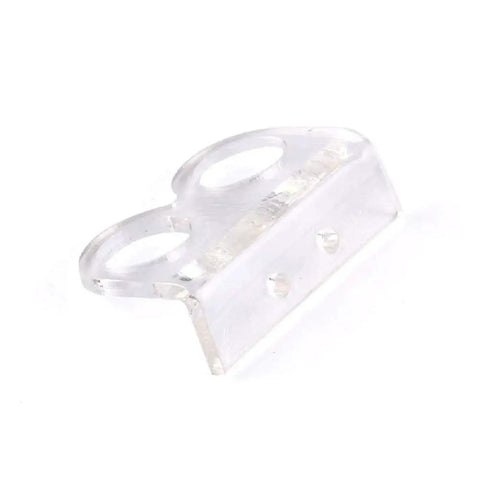Acrylic bracket from a 10 Pack Ultrasonic Sensor Mounting Bracket For HC-SR04 Distance Sensor For Smart Car Projects
