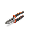 Heavy Duty 8 Inch Wire Stripper Tool With Integrated Shear Cut Cutter And Drop Forged Steel Blades And TPR Grips For Electricians