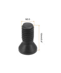 Rock Solid M3.5 X 10mm T15 Torx Countersunk Head Machine Screws With T15 Adapter Wrench For Cnc Lathe Toolholders And Carbide Inserts 12.9 Grade Alloy Steel showing a single screw detail.