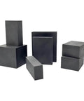 Fine Grain Graphite Block With High Conductivity For Furnace Pros In Metallurgy, 10x50x100mm Carbon Plate, multiple sizes displayed