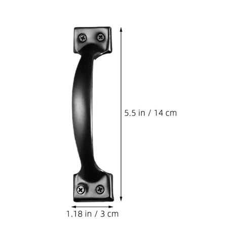 Vintage Black Metal Cabinet Pulls 6 Inch Drawer Knobs For Kitchen Cabinet Doors Hardware Durable Metal Drawer Pulls