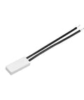 Normally Closed Temperature Switch 130C 5A 250V Thermostat NC Thermal Control Switch For Home Appliance And Industrial Equipment Easy Install Quick Response Sensor Reliable Pro Grade Durable Auto Temperature Switch 2 Pack, white cased sensor with black lead wires
