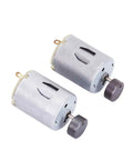 Two Five Pack DC 3 To 12 Volt Vibration Motors For DIY Projects And Haptic Gadgets Small 30 By 24mm Micro Vibe Motors on white background