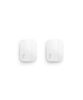Alarm Contact Sensor Two Pack Second Gen for doors and windows with instant mobile alerts shown front view, slim design, no tools required.