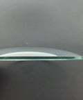 Side view of round convex clock glass replacement part for 4 1/16 inch 103.9 mm DIY clock kit easy install durable parts