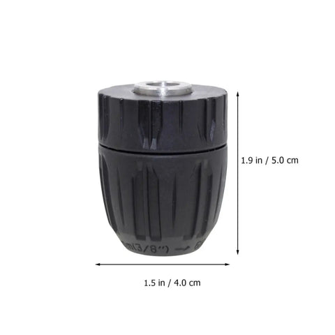 Beefy Impact Wrench Socket Set Made From Gnarly Chrome Vanadium Steel For Ruff Garage Jobs Includes Multi Drive Adapters In 14 17 18 19 21 And 22 Metric Sizes To Build Your Killer Tool Collection Today - Close-up of a black impact socket adapter.